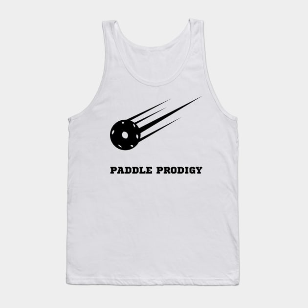 Pickleball Player: Paddle Prodigy Tank Top by Sanu Designs